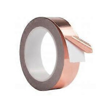 (As show, One size) 30mm Waterproof Pure Copper Tape Self-adhesive High Temperature Resistance Anti-radiation Hand Tools