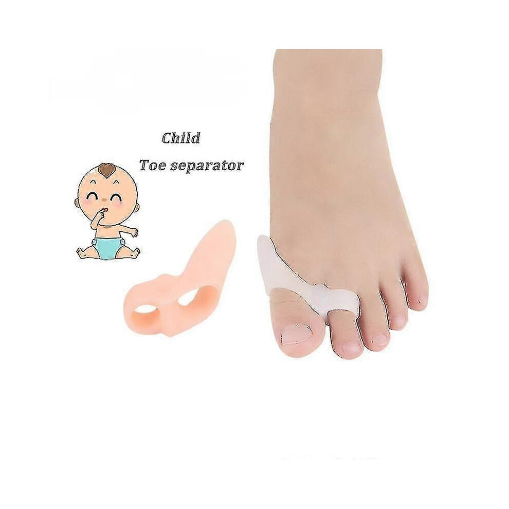 Wrezatro (As Show, One Size) 2-Pack Kids Hallux Valgus Protector Overlap Toe Corrector
