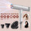 (Silver ) Negative Ionic Hair Dryer Professional Blow Dryer Lightweight Quick Drying with 3 Diffusers 5