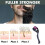 (Silver ) Negative Ionic Hair Dryer Professional Blow Dryer Lightweight Quick Drying with 3 Diffusers 16