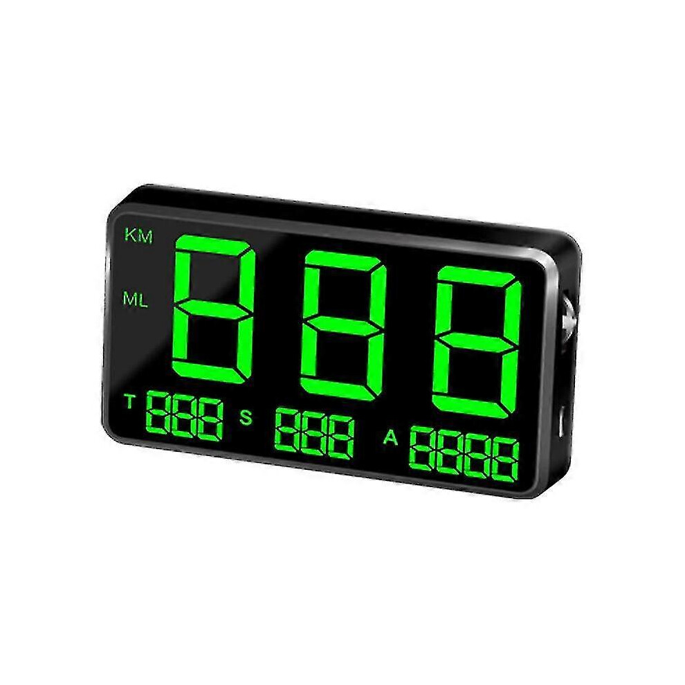 (As Show, One Size) Car Gps Speedometer Head Up Display Overspeed Mph/Km/H Warning Alarm 5063611327336