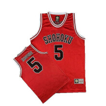 (XL, One size) Anime Slam Dunk Shohoku Kogure 5# Basketball Jersey Cosplay
