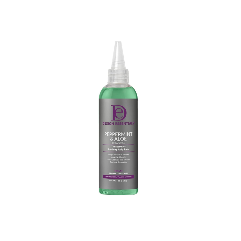 Design Essentials Peppermint & Aloe Soothing Scalp Tonic, 4 oz