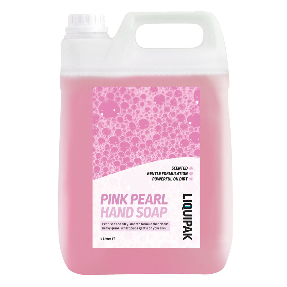 Liquipak Pink (5 Litres) Hand Soap | Silky Smooth Hand Wash