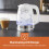 GEEPAS (White) Geepas 1.7L Electric Illuminating Glass Kettle 9