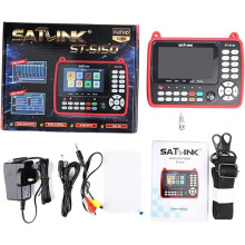 KKnoon Digital Satellite Finder Meter,ST-5150 DVB-S2/T2/C Combo HD Satellite TV Signal Finder