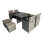 8 Seater Rattan Cube Dining Sets 5