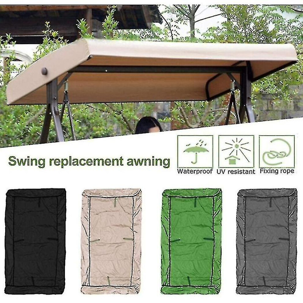 (Replacement Roof Garden Swing Universal Swing Roof Porch Swing Bench Garden Lounger 2-3 Seater 191 X 120 Cm_y) Replacement Roof Garden Swing Universal Swing Roof Porch Swing Bench Garden Lounger 2-3 Seater 191 X 120 Cm_y