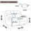 (2 Seater Sofa) Manual Reclining Massage Sofa Set 3