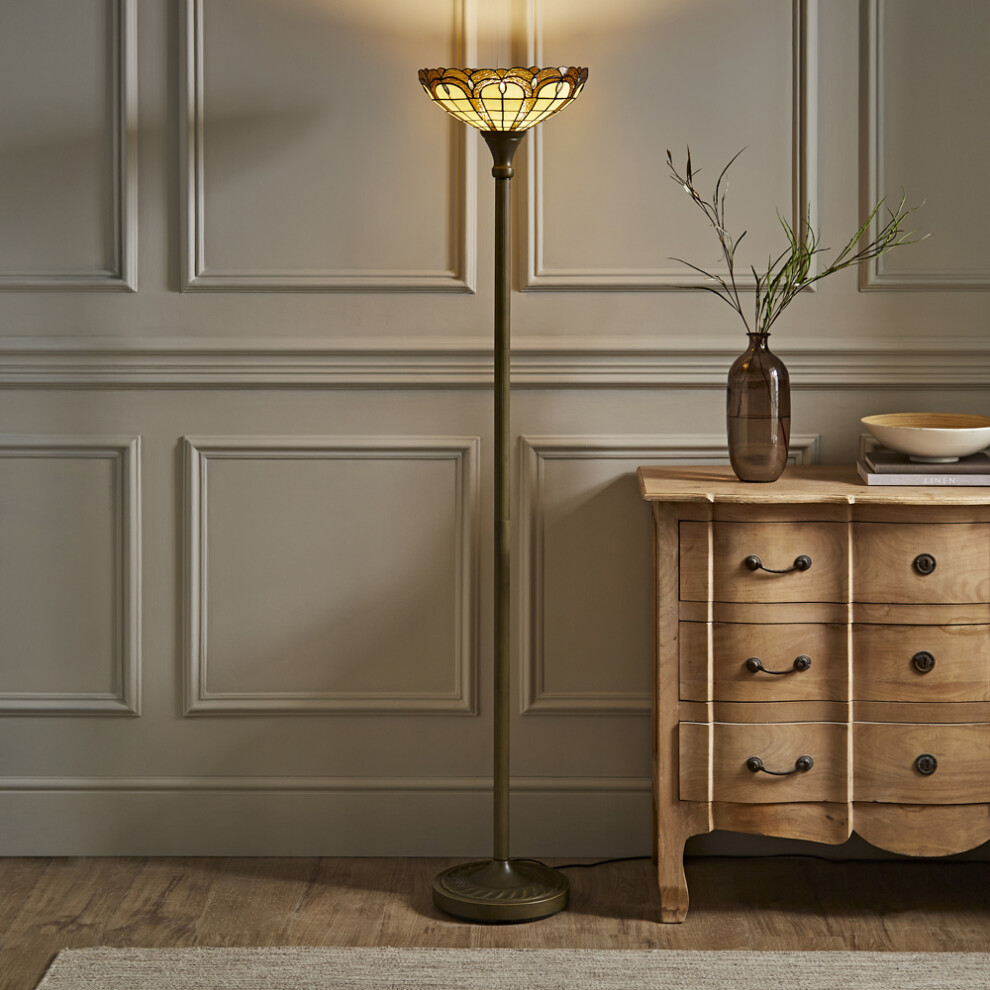 Tiffany Gold Floor Lamp