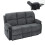 (3 Seater Sofa) Manual Reclining Massage Sofa Set 1