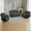 (3+2+1 Seater Sofa Set) Manual Reclining Massage Sofa Set 5