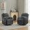 (1+1 Seater Sofa Set) Manual Reclining Massage Sofa Set 4