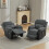 (1+1 Seater Sofa Set) Manual Reclining Massage Sofa Set 5