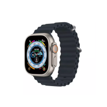 (Midnight) Ocean Silicone Band Strap For Apple Watch Ultra 1&2 49mm