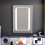 NES Home Nes Home LED Mirror Battery Powered Button Switch 500 x 700mm 1