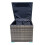 (Grey) Outdoor Storage Box Waterproof Deck Box 3