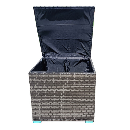 (Grey) Outdoor Storage Box Waterproof Deck Box 2