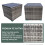 (Grey) Outdoor Storage Box Waterproof Deck Box 6