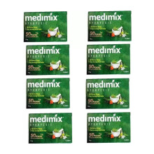 Medimix Ayurvedic 18 Herbal Classic Soap Natural Herbal Soap for Clean, Nourished Skin - 75gm (Pack of 8)