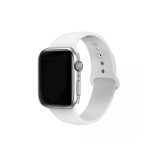 (38/40/41mm S/M, White) For Apple Watch Silicone Sports Band Strap Series 10 9 8 7 6 5 4 3 SE SE 2