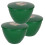 (Emerald Green) 2 Pint Plastic Steamed Pudding Basins with Lids 1