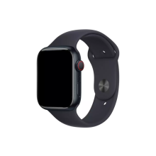 (42/44/45/49mm S/M, Midnight) For Apple Watch Silicone Sports Band Strap Series 10 9 8 7 6 5 4 3 SE SE 2