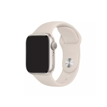 (42/44/45/49mm S/M, Starlight) For Apple Watch Silicone Sports Band Strap Series 10 9 8 7 6 5 4 3 SE SE 2