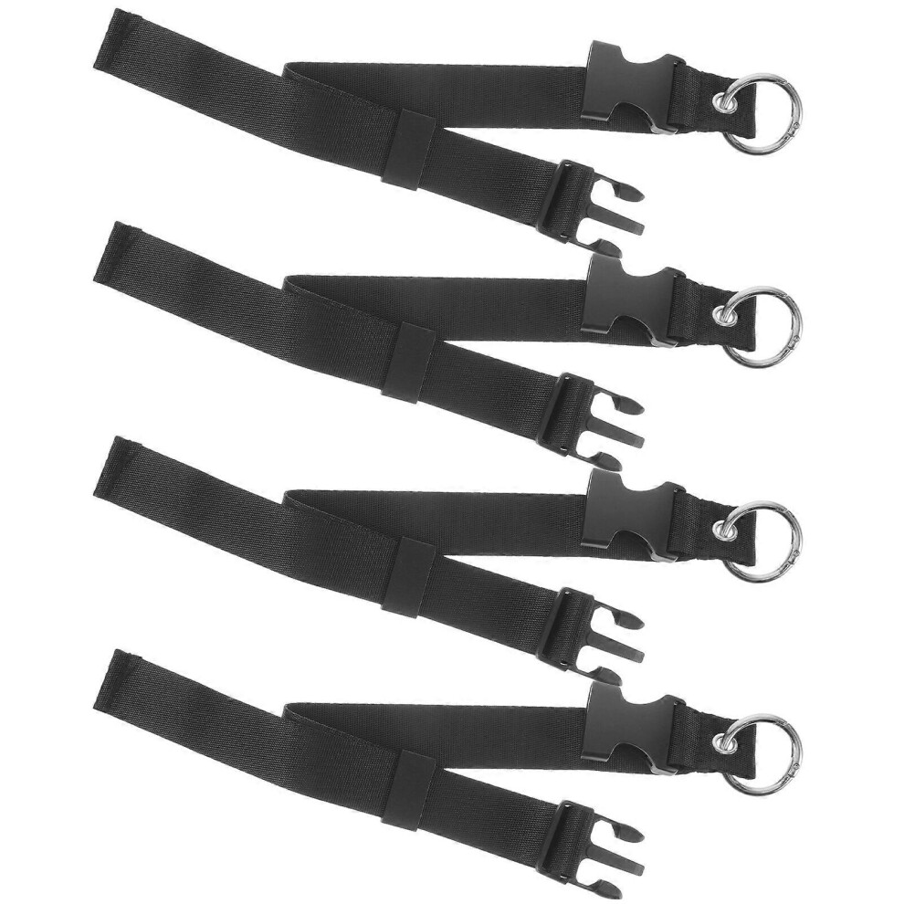Kricely (As Show, One Size) 4Pcs Luggage Buckle Straps Outdoor Luggage Straps Backpack Straps Luggage Hook Straps