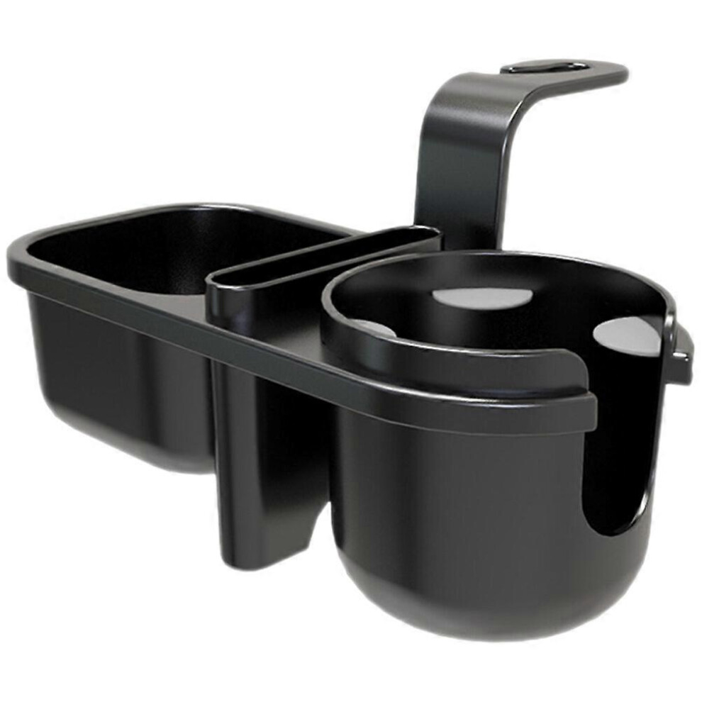 Kricely (As Show, One Size) Car Headrest Backseat Organizer With Cup Holder Car Seat Cup Holder Snack Holder