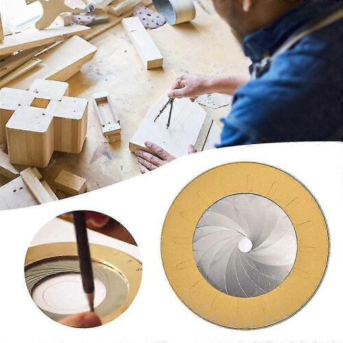 (As show, One size) Circle Drawing Tool Adjustable Small Drawing Tools For Office Construction Engineering Designer Woodworking Enthusiasts 2