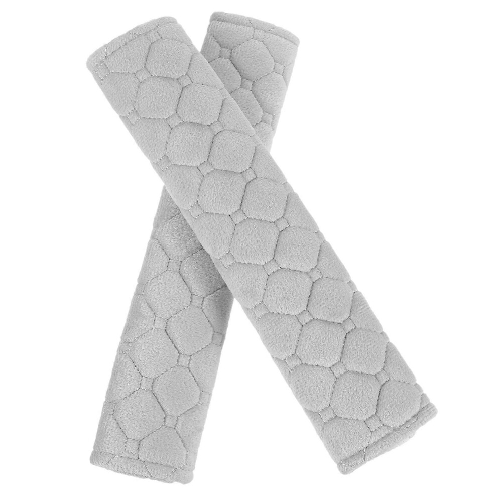 Kricely (As Show, One Size) 2Pcs Seatbelt Cover Seat Belt Shoulder Neck Protector Car Seat Strap Pad