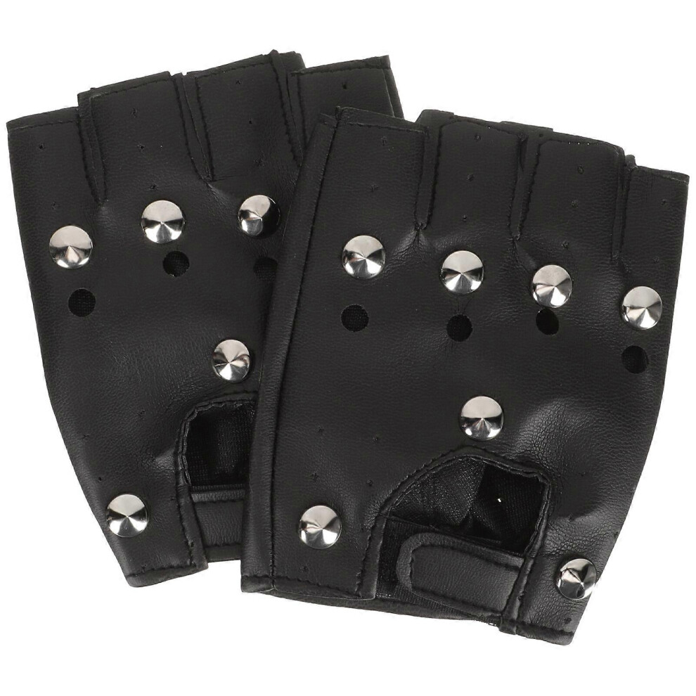 Kricely (As Show, One Size) 1 Pair Shows Gloves Riding Gloves Motorcycle Riding Gloves For Outdoor Half Finger Fitness Gloves