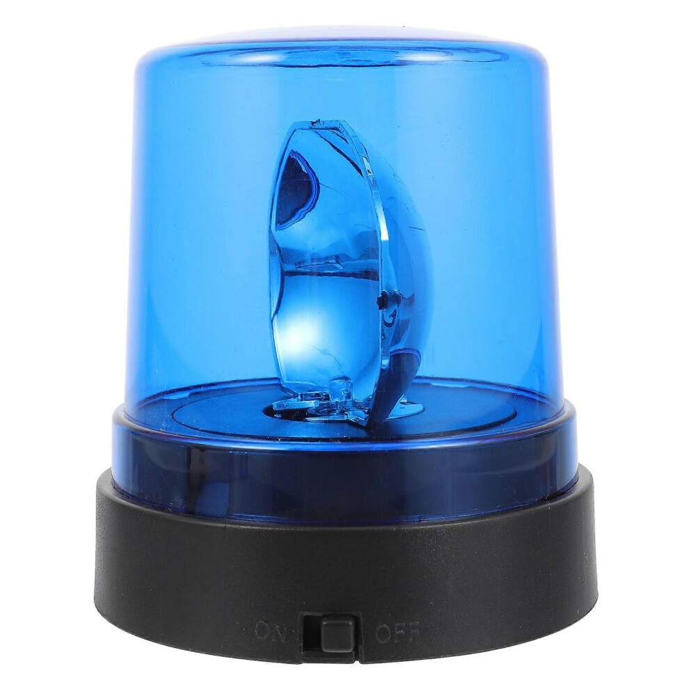 Photos - Floodlight / Street Light  LED Warning Lamp Toy Imitation Rotating Alarm Light Decorative Alert Lamp(Blue, One size)