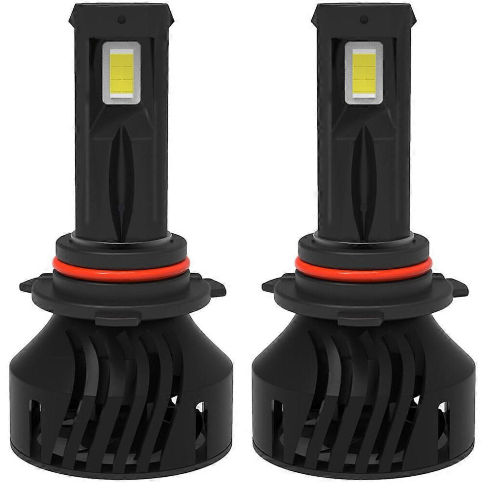 Kricely (As Show, One Size) 2Pcs Car Headlight 9005 Led Car Bulb Driving Light Head Lamp Automotive Supply