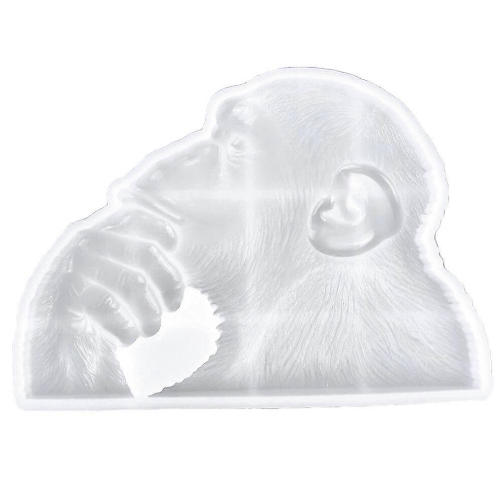 Kricely (As Show, One Size) Gorilla Silicone Mold Gorilla Silicone Mold Silicone Casting Mold Epoxy Diy Mold