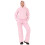 True Face (Pink, S) WomenTracksuit CrossAppliqueOversized Dropshoulder 4