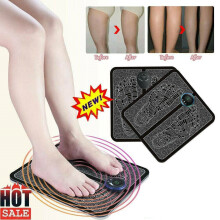 (MODO USB RECARGABLE) EMS Remodelación Pie Masajeador Almohadilla Muscular Circulación Sanguínea Alivio del Dolor Spa Reino Unido
