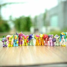 12 Pcs Set Lot My Little Pony Friendship Is Magic Toimintahahmo Lapset Funs Lelu TO