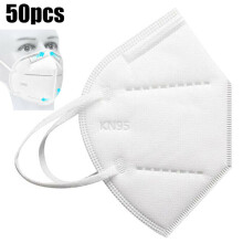 50-pack KN95 kasvonaamari Suojanaamarit Virus kirurginen N95 naamari