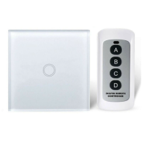 Langaton Smart Home Touch Wall Lamp -valokytkin kaukosäätimellä varustettuna