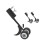 UK Mintiml Weeds Snatcher Weeding Hook Puller Ei taivuttamalla alas Remover Tool Puutarha 1
