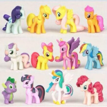 12 τεμάχια My Little Pony φιγούρες παιχνίδια Cake Topper