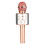 (Rose Gold) Microfone microfone sem fios microfone áudio karaoke integrado Bluetooth 1