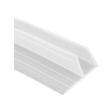 Faixa de vedação para porta de duche de banho em forma de F de 2 m para vidro com espessura de 6 mm