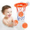 Conjunto de bolas e cestos de basquetebol divertidos para meninos e meninas, crianças e bebés 1