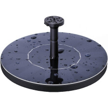Fonte de água de jardim alimentada a energia solar