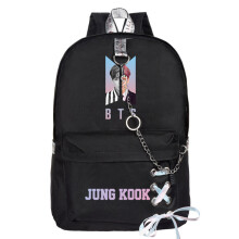 (JUNG KOOK) BTS batoh Školská taška na knihy Študentský cestovný batoh