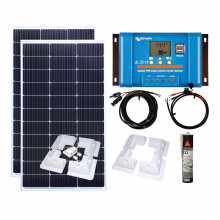 Victron 250w Solar Panel Kit battery charging PWM-USB Controller brackets