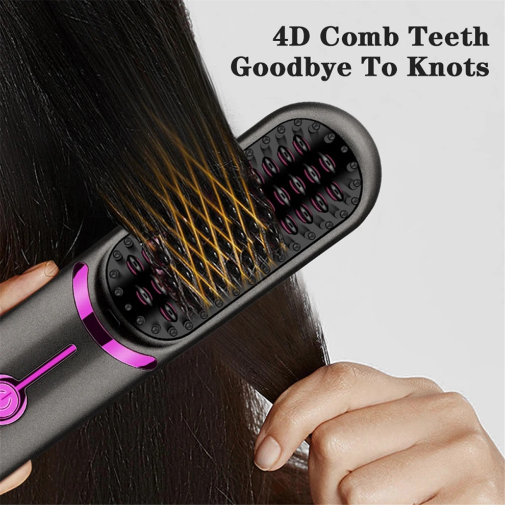 Exogio Not,Specified Wireless Hair Straightener Brush Fast Heated